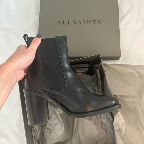 All Saints Suri Black Boot - Picture 2 of 4